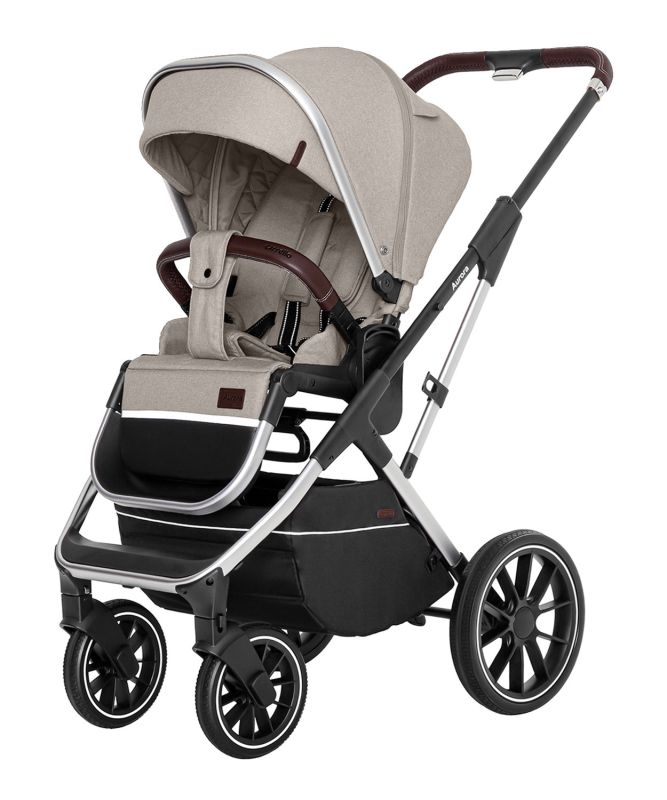 Коляска 2 в 1 CARRELLO Aurora CRL-6505 Almond Beige +дождевик /1/