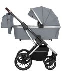 Коляска 2 в 1 CARRELLO Aurora CRL-6505 Silver Grey +дождевик /1/