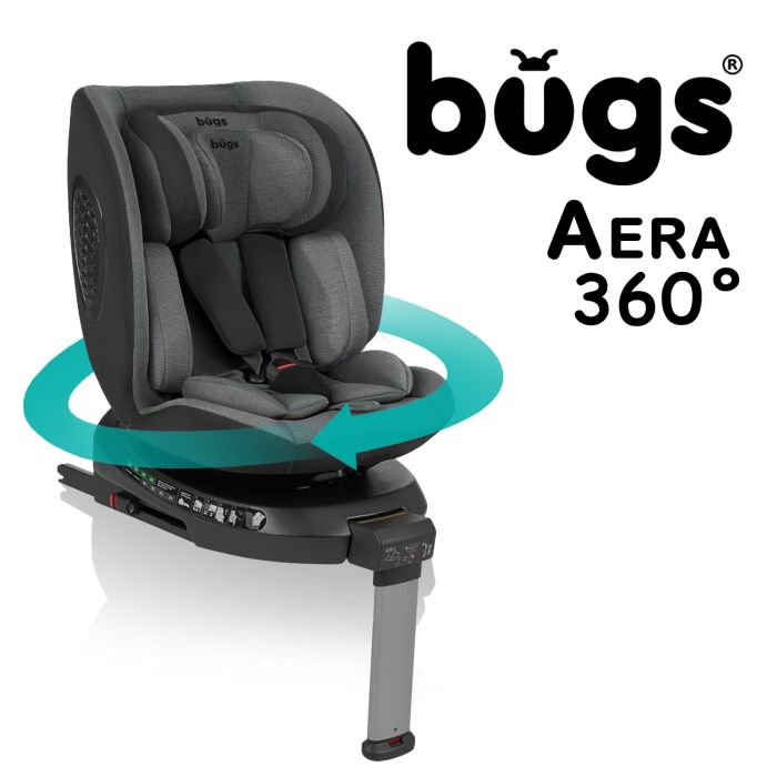 Автокресло Bugs Aera 360 Iron Grey
