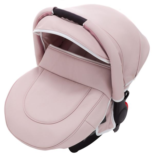 Автокрісло Adamex Carlo шкіра 100% Q110 рожевий