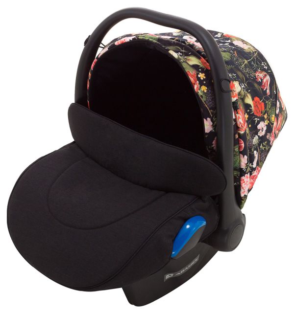 Автокресло Adamex Kite Flowers FL1 черный (цветы) Автокресло Adamex Kite Flowers FL1 черный (цветы)