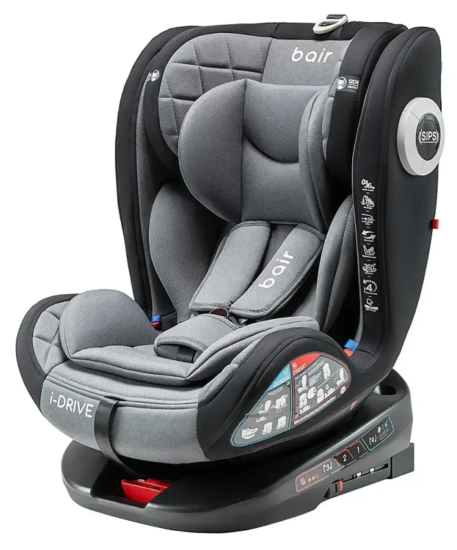 Автокресло Bair i-Drive 360 Isofix GM-02 Graphite Midnight