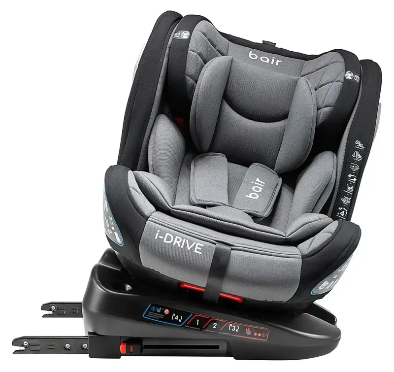 Автокрісло Bair i-Drive 360 Isofix GM-02 Graphite Midnight