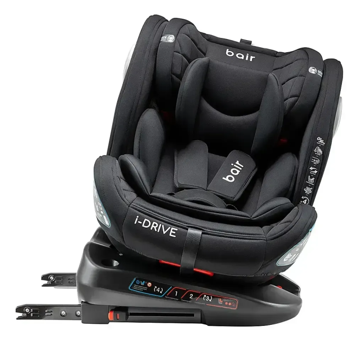 Автокресло Bair i-Drive 360 Isofix TB-01 Total Black