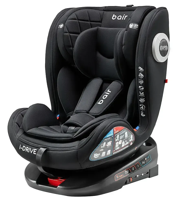 Автокресло Bair i-Drive 360 Isofix TB-01 Total Black