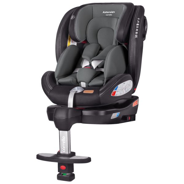 Автокресло CARRELLO Asteroid+ CRL-15801 Shale Grey 0+1/2/3 ISOFIX с поворотом и опорной стойкой