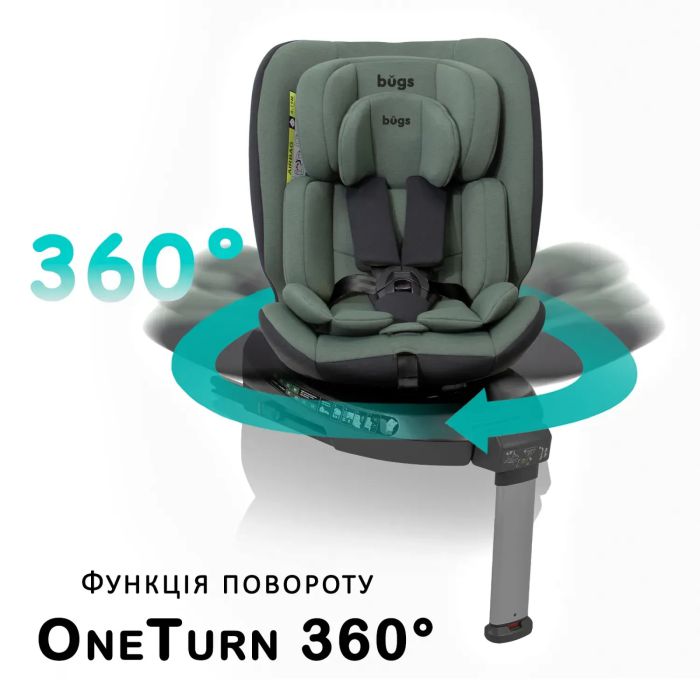 Автокресло Bugs Aera 360° Forest Pine