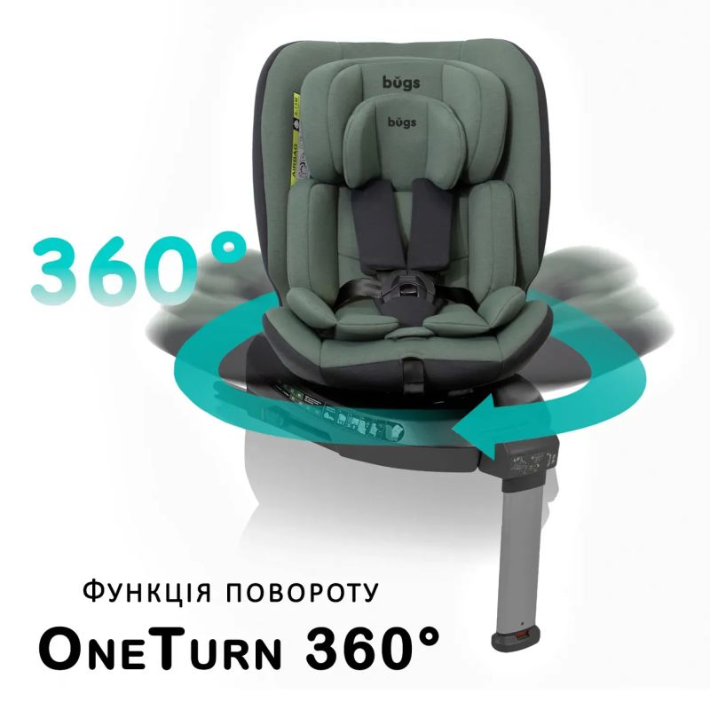 Автокрісло Bugs Aera 360° Forest Pine