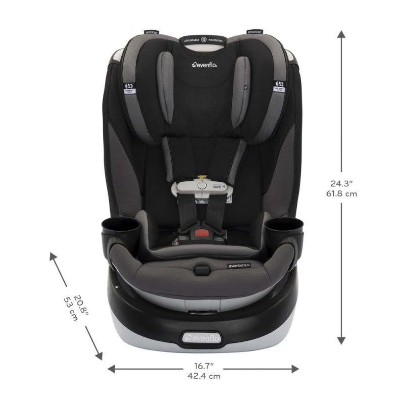 Автокресло Evenflo Gold SensorSafe Revolve 360 Slim Obsidian Black