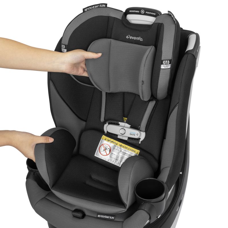 Автокресло Evenflo Gold SensorSafe Revolve 360 Slim Obsidian Black