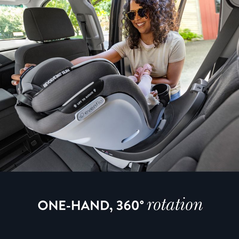 Автокресло Evenflo Gold SensorSafe Revolve 360 Slim Obsidian Black