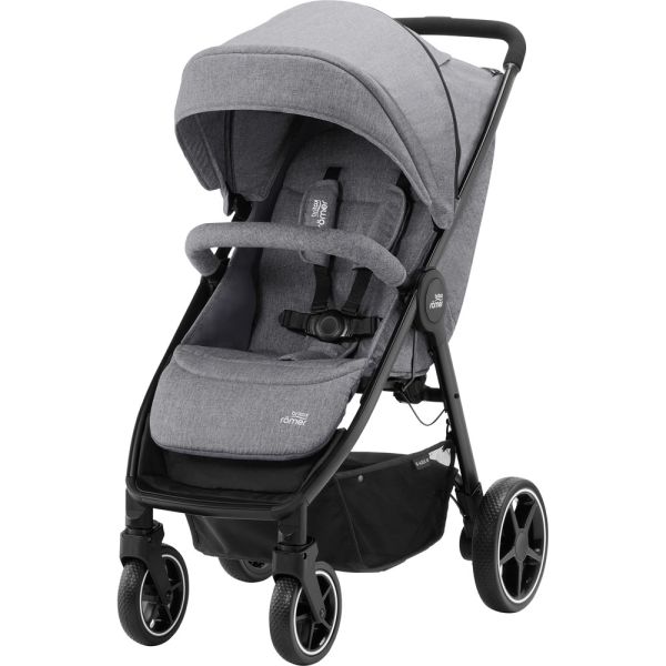 Прогулянкова коляска BRITAX-ROMER B-AGILE M Elephant Grey