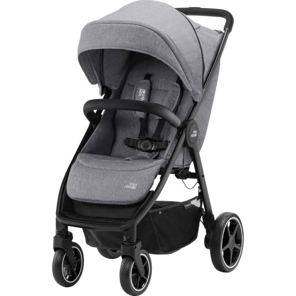 Прогулочная коляска BRITAX-ROMER B-AGILE R Elephant Grey/Black
