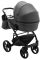 Коляска 2 в 1 Bair Marcel кожа 100% BM-21 графит