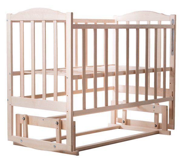 Кровать Babyroom Зайчонок Z200 маятник  без лака