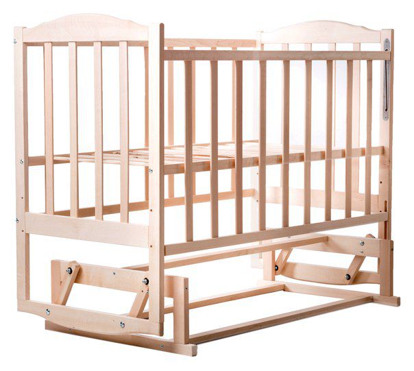 Кровать Babyroom Зайчонок Z200 маятник  без лака