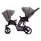 Коляска для двойни Bebetto B 42 24 серый + черная рама