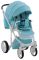 Коляска 2 в 1 Adamex Luciano шкіра 100% Q112 світло-блакитний