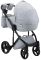 Коляска 2 в 1 Adamex Luciano Y3-CZ світло-сірий (чорна рама)