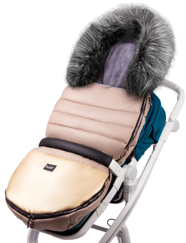 Зимовий конверт Bair Polar premium капучино - золота шкіра