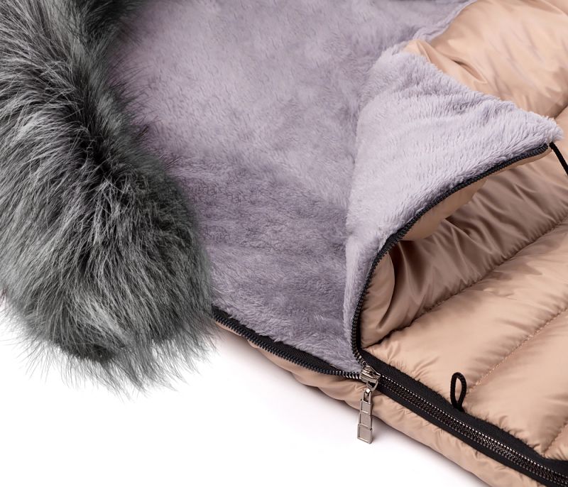 Зимовий конверт Bair Polar premium капучино - золота шкіра