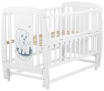 Ліжко Babyroom Собачка маятник, відкидний бік DSMO-02 бук білий