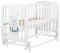 Ліжко Babyroom Собачка маятник, відкидний бік DSMO-02 бук білий