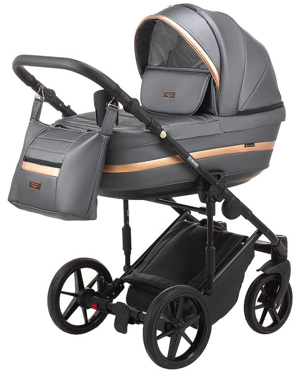 Коляска 2 в 1 Adamex Rimini ECO шкіра 100% RI-254