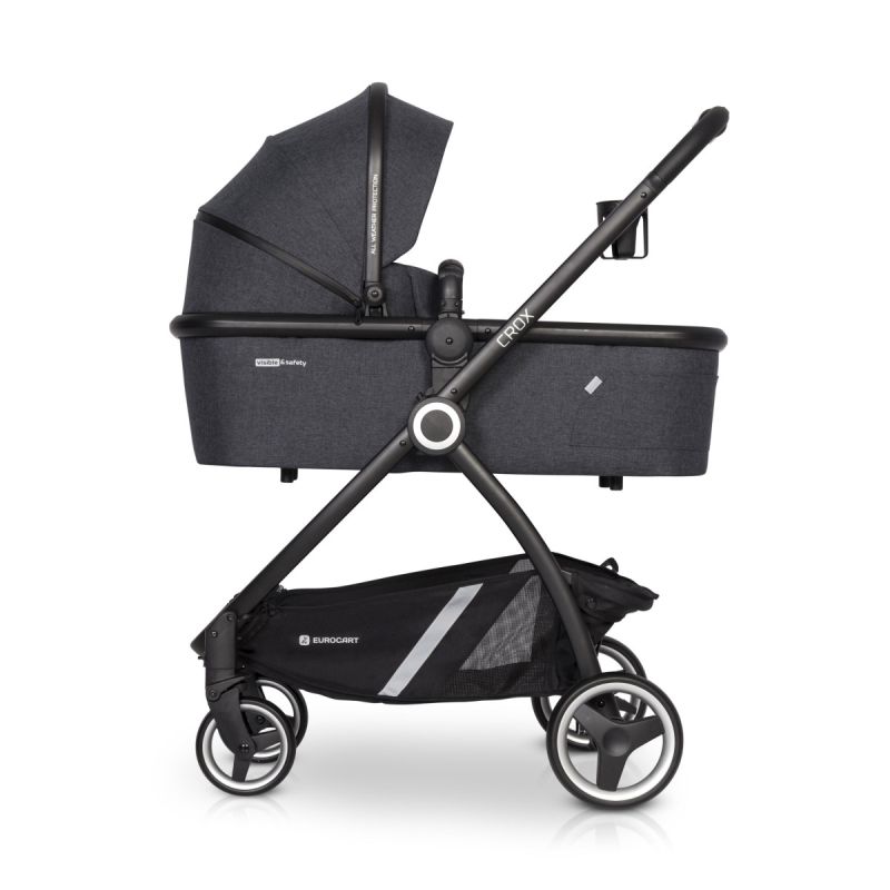 Коляска 2 в 1 Euro-Cart Crox Coal