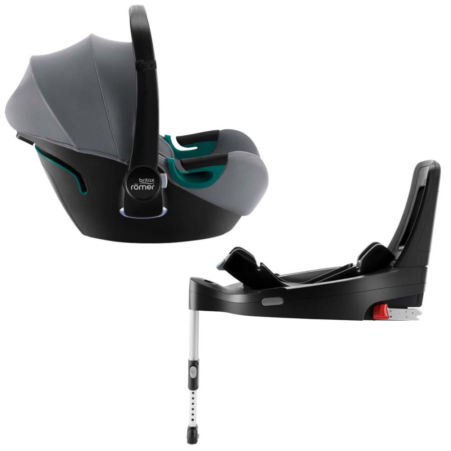 Автокресло BRITAX-ROMER BABY-SAFE iSENSE Frost Grey с платформой FLEX BASE iSENSE