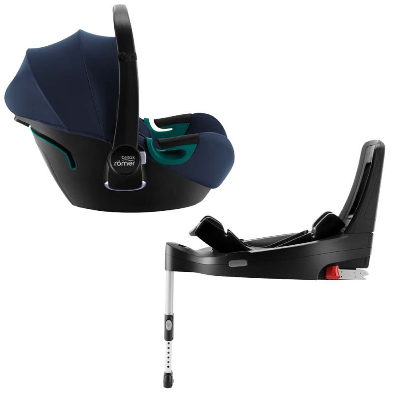 Автокресло BRITAX-ROMER BABY-SAFE iSENSE Indigo Blue с платформой FLEX BASE iSENSE