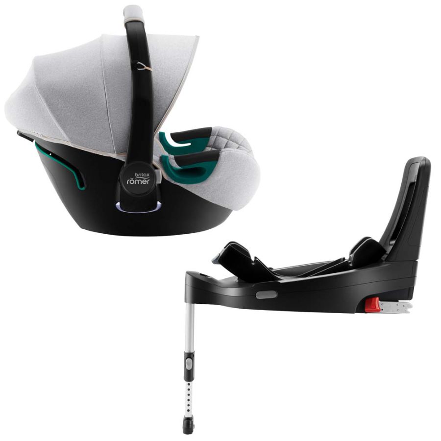 Автокресло BRITAX-ROMER BABY-SAFE iSENSE Nordic Grey с платформой FLEX BASE iSENSE