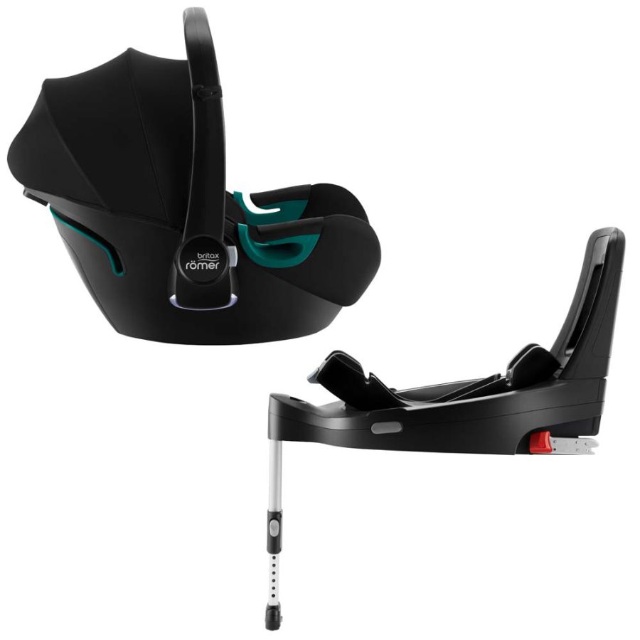 Автокресло BRITAX-ROMER BABY-SAFE iSENSE Space Black с платформой FLEX BASE iSENSE