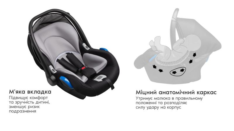 Автокресло Bair Kite шоколад