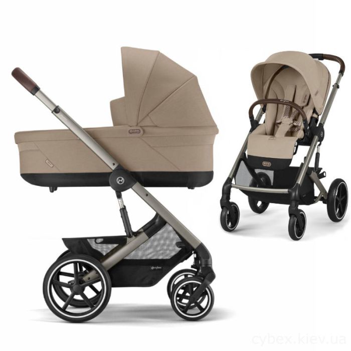 Коляска 2 в 1 Cybex Balios S Lux 2025 Almond Beige