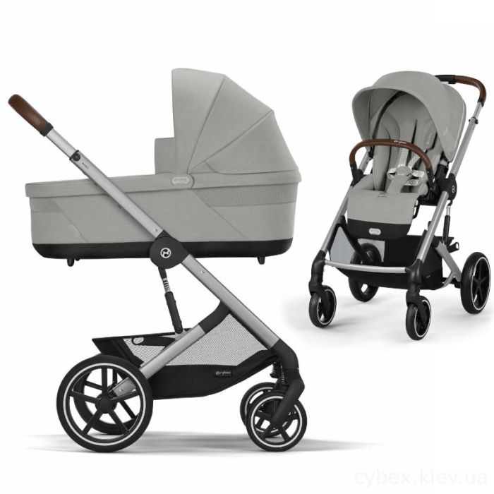 Коляска 2 в 1 Cybex Balios S Lux 2025 Stone Grey