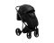 Коляска 2 в 1 Adamex Luciano Q85CZ черный - черная кожа (выдавленная точка)