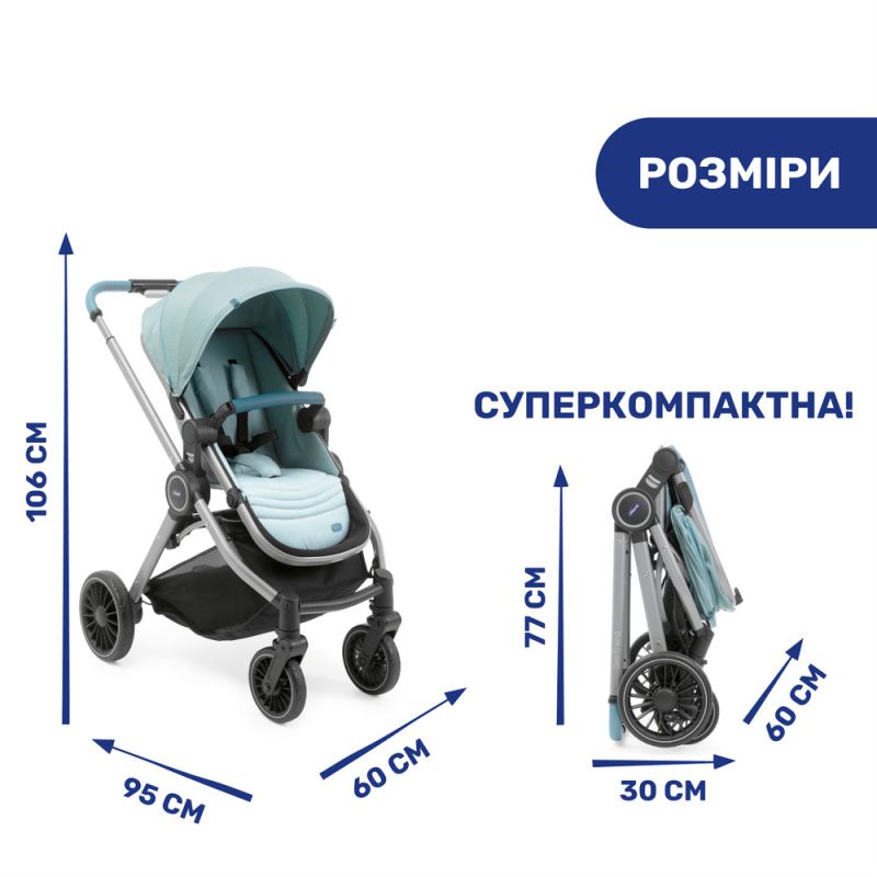 Коляска 2 в 1 Chicco Best Friend Pro Light Dragonfly