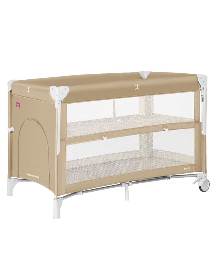 Приставная кроватка-манеж CARRELLO Porta CRL-18103 Sand Beige