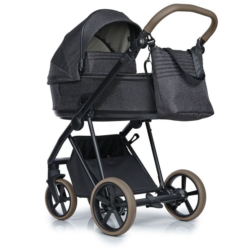 Коляска 2 в 1 Roan ivi Vintage 2.0 Pixel Dark ECO
