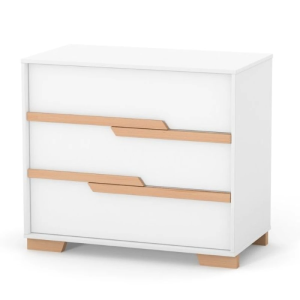 Комод Верес Сіетл 900 білий-буковый