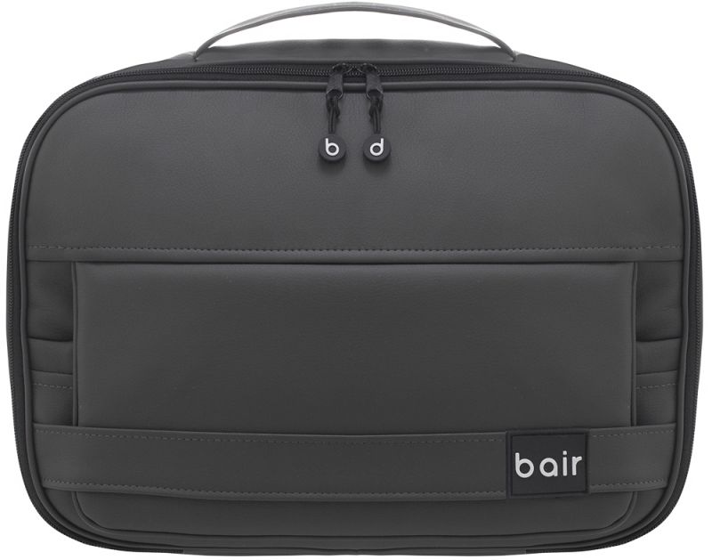 Коляска 2 в 1 Bair Kiwi кожа 100% BK-21/15 серый - графит