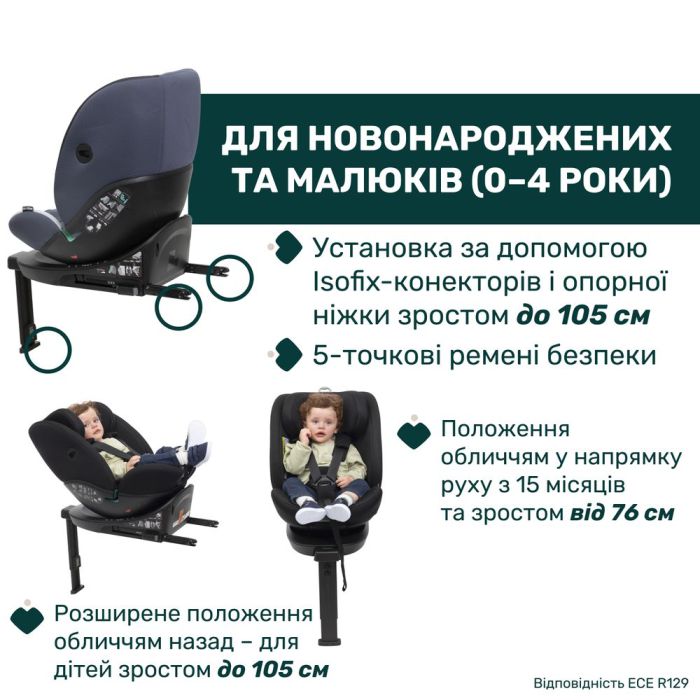 Автокресло Chicco EverOne i-Size, группа 0+/1/2/3 Silver Ink