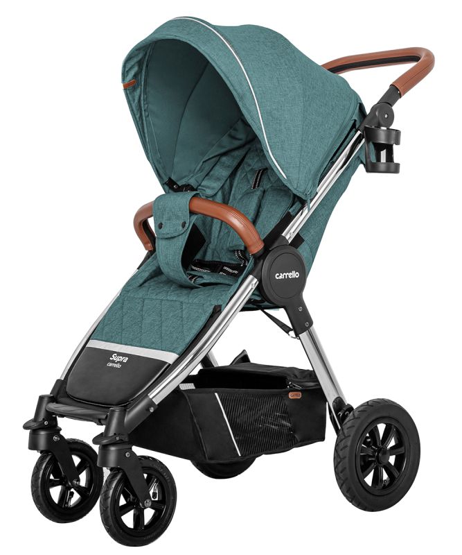 Коляска прогулянкова CARRELLO Supra CRL-5510 Aqua Green + дощовик L