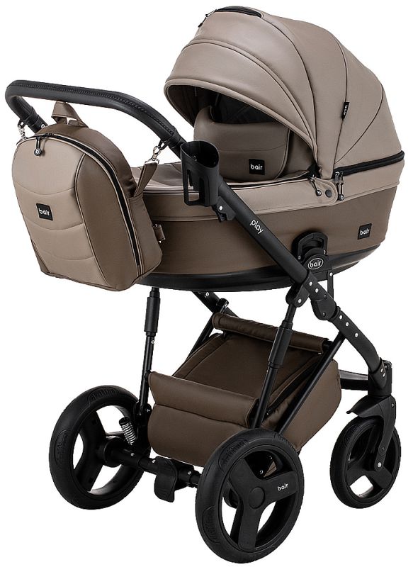 Коляска 2 в 1 Bair Play BP-26/27 капучино-коричневий