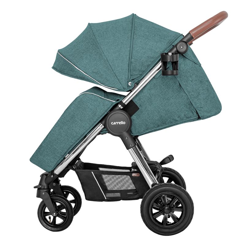 Коляска прогулянкова CARRELLO Supra CRL-5510 Aqua Green + дощовик L