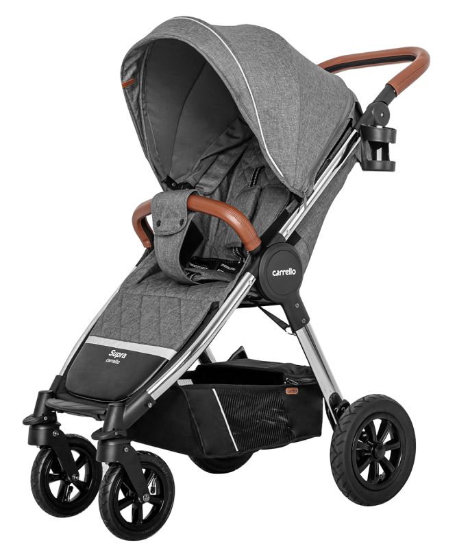 Коляска прогулянкова CARRELLO Supra CRL-5510 Carbon Grey + дощовик L