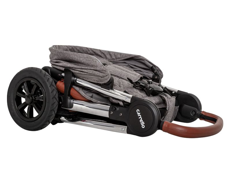 Коляска прогулочная CARRELLO Supra CRL-5510 Solid Grey +дождевик L