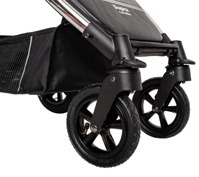 Коляска прогулочная CARRELLO Supra CRL-5510 Solid Grey +дождевик L