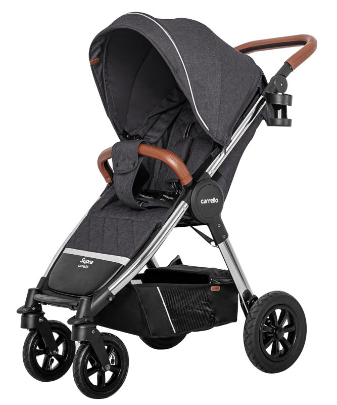 Коляска прогулочная CARRELLO Supra CRL-5510 Solid Grey +дождевик L